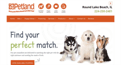 Desktop Screenshot of petlandroundlakebeach.com